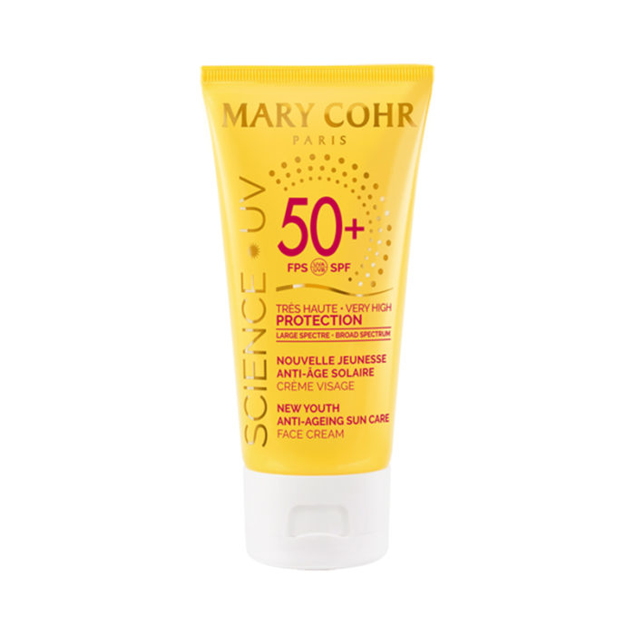 SPF50+ Nouvelle Jeunesse Anti-Âge Solaire Visage - Mary Cohr
